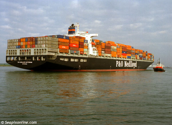 P&O Nedlloyd Rotterdam, Maersk Kalmar 9153862 ID 666
